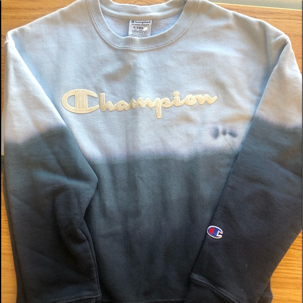 Champion tie dye crewneck sweatshirt